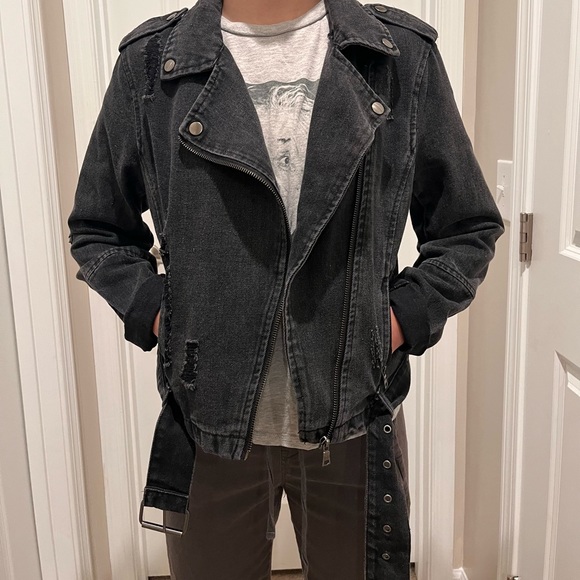 Black Denim Jacket, Ci Sono - Picture 2 of 4